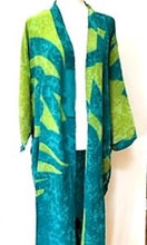 Luxury Weighted Silk Kimono Duster:  Elegant