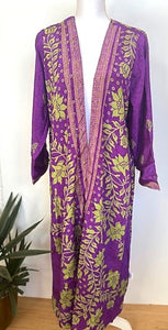 Complex Print Reversible Silk Kimonos. Carol's Favorite.