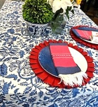 The Perfect Basic: Block Print Table Cloth That Changes With Accessories