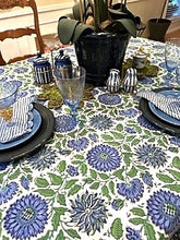 Smart Navy, White and Green Block Print Table Cloth (60x90) is exceptional.