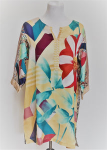 Over Easy Engineered Sunshine Border Tunic Reorder has arrived!