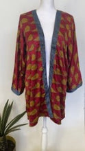 Silk Kimono Duster Jacket. Totally Reversible and Smart.