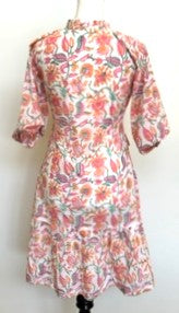 Sophisticated Handblocked Cotton Print Dress