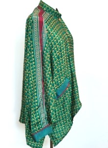 Luxe Silk Tunic: Favorite of the Season (Green/Turquoise)