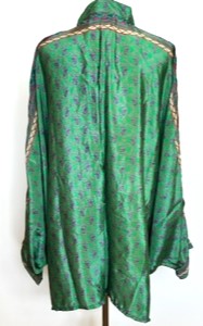 Luxe Silk Tunic: Favorite of the Season (Emerald floral)