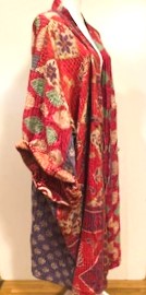 Designer Mixed Print Kimono Duster