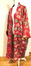 Designer Mixed Print Kimono Duster