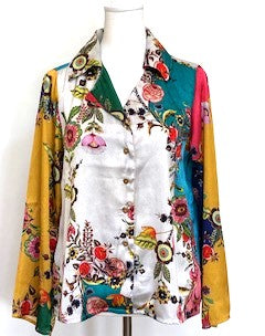 Trend Savvy Multi Color Blouse: Pure Happiness