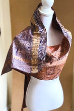 Artisan Silk Two Sided Shawl Is a Purchase with a Purpose.  Lilac/Peach