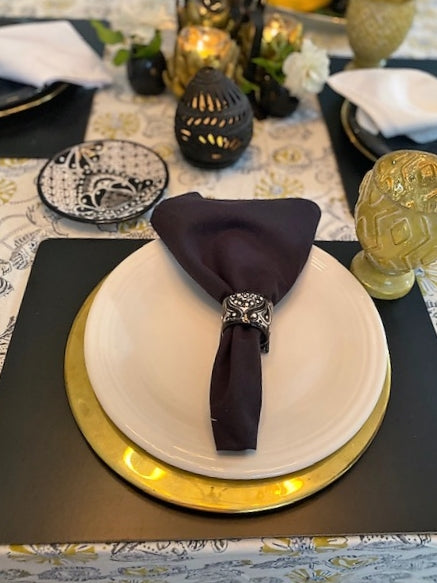 Elegant Black and White Table Ceramics sold as a set