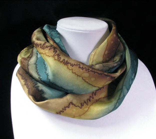 Artisan Handpainted Silk Scarves Make Great Gifts