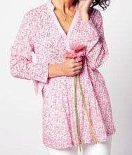 Colette Pink Cotton Pintuck Tunic