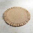 Ruffles Burlap Placemats Are Perfect for Any Gathering. 16'' diameter