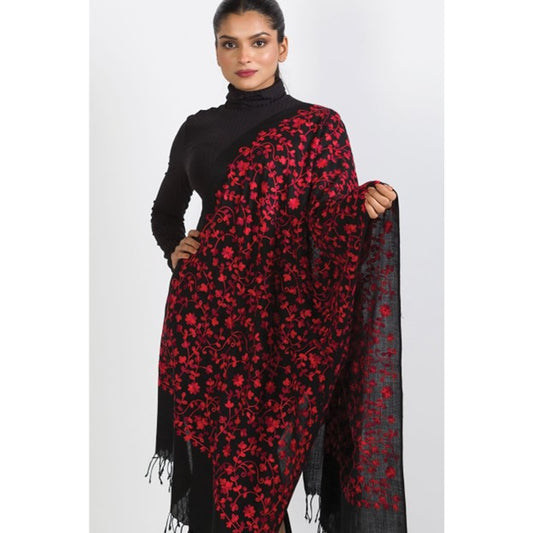 Rani Embroidered Shawl is Holiday Ready