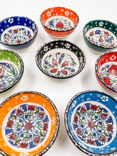 Colorful Ceramic Bowls (Sets of six).  Best Seller.  Brightens up the table and serves as a party favor.